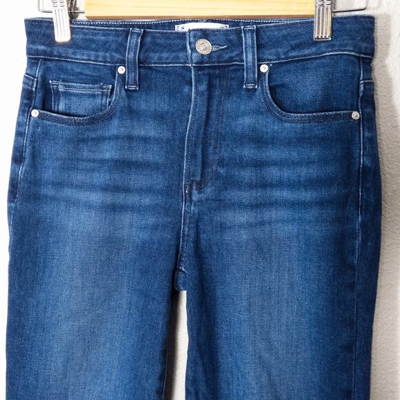 Paige Women’s Hoxton Ultra Skinny Jeans 26 Minimalist Casual Chic Dark Wash - Picture 4 of 8